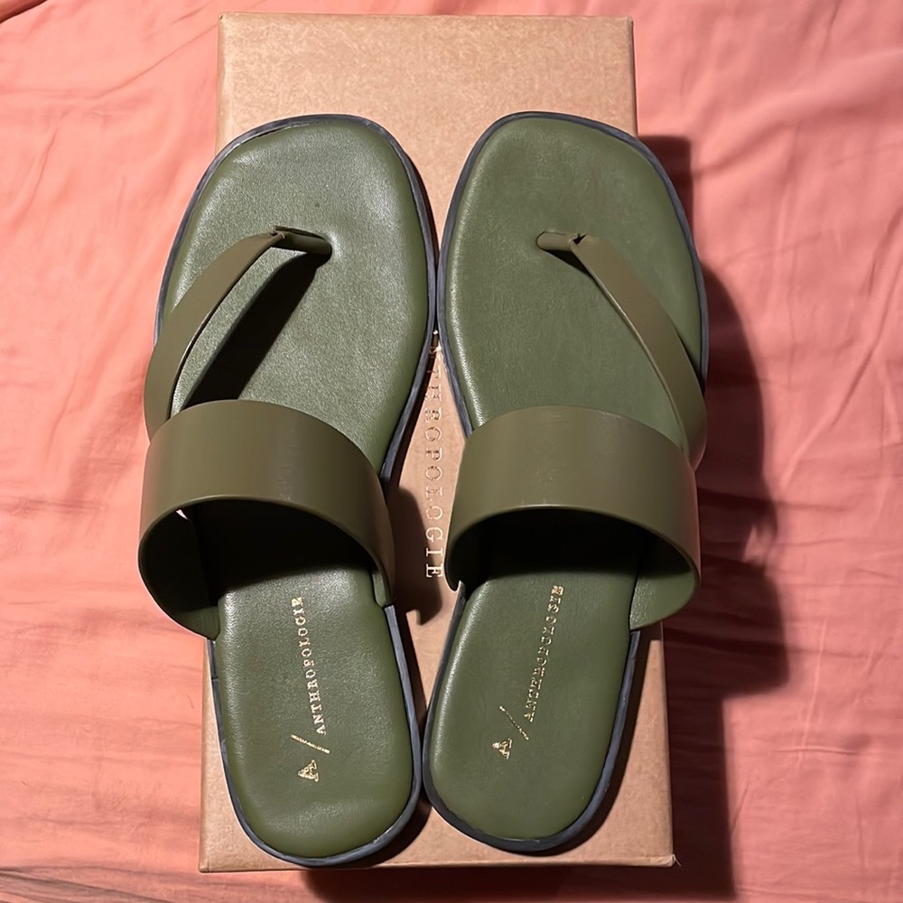 Anthropologie Olive Sandals